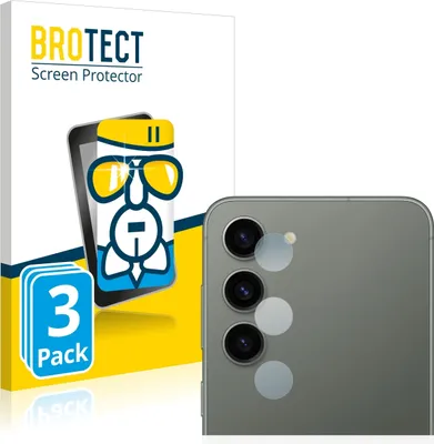 Produktbild von 3x BROTECT Schutzglas für Samsung Galaxy S23 (NUR Kameraschutz) Schutzfolie Panzer Folie Glas Display Schutz klar