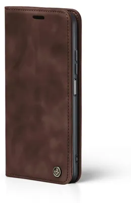 Produktbild von Handy Hülle für Xiaomi Redmi Note 10 5G Klapphülle Bookcase Flip Cover Handy Tasche Etui Farbe: Dunkelbraun