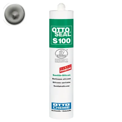 Immagine prodotto di OTTOSEAL S 100 Sanitär-Silicon silbergrau matt  Kartusche