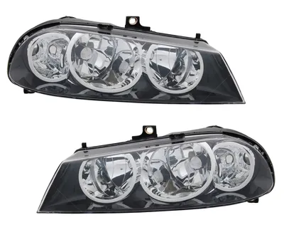 Produktbild von TYC Scheinwerfer Set für Alfa Romeo 156 932 10/2003-8/2005 Schwarz H1 H7