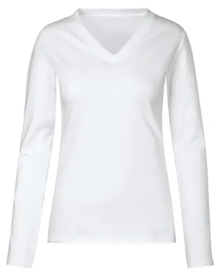 Immagine prodotto di Maglia a maniche lunghe TRIGEMA con scollo a V