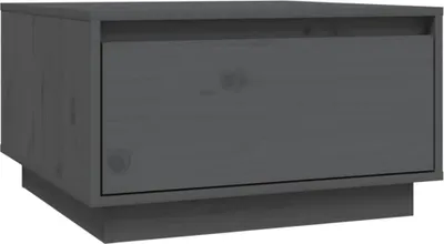 Produktbild von vidaXL Couchtisch Grau 55x56x32 cm Massivholz Kiefer