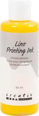 Produktbild von Creativ Company Linoleumfarbe, Gelb, 85 ml 1 Flasche
