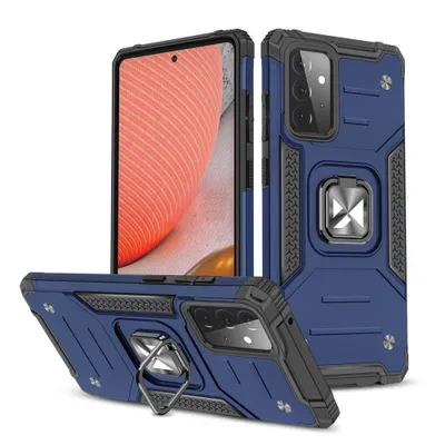 Obrázek produktu pro Wozinsky Ring Armor Case Kickstand Tough Rugged pro Samsung Galaxy A72 4G, modré