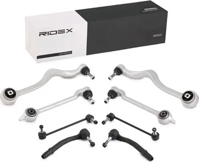 Produktbild von RIDEX 772S0255 Querlenker Reparatursatz für BMW 5 Limousine (E39) Vorne Vorne Rechts Vorne Links