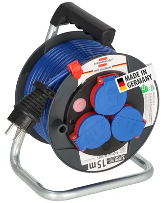 Productafbeelding van Brennenstuhl Garant Compact IP44 haspel, 15 meter, kabeltype AT-N05V3V3-F, 3G1,5, artikelnummer 1079850