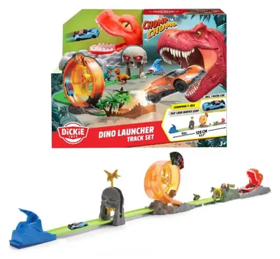 Zdjęcie produktu dla Zestaw torów do wyrzutni dinozaurów Dickie Toys