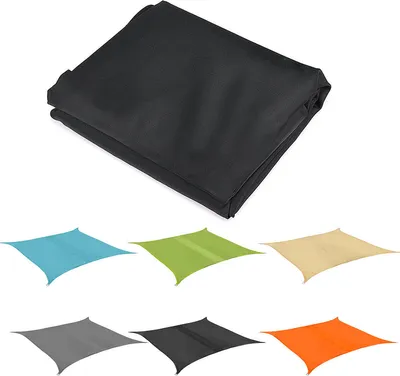 Immagine prodotto di Vela parasole impermeabile 420D Oxford Poliestere Tenda da sole Protezione giardino esterno - Nero