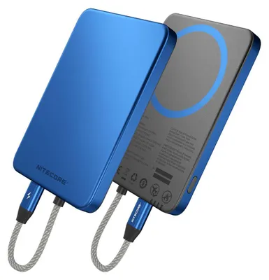 Produktbild von Nitecore Powerbank POCKET5 - 5000mAh, blau