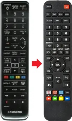 Produktbild von Fernbedienung geeignet für SAMSUNG BN59-01054A
