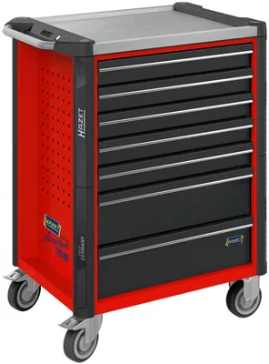 Produktbild von HAZET 179NX-7-RAL3020 Werkzeugwagen Werkstattwagen Rot