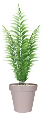 Produktbild von Pro Garden Blumentopf - taupe - rund - D40 cm - Kunststoff - Pflanztopf - Garten im Freien