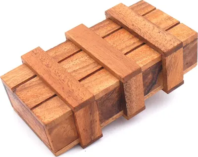 Produktbild von Geschenkbox, Magic Box, Schatzkiste, Geschenkverpackung, groß, Denk- und Knobelspiel, Holz