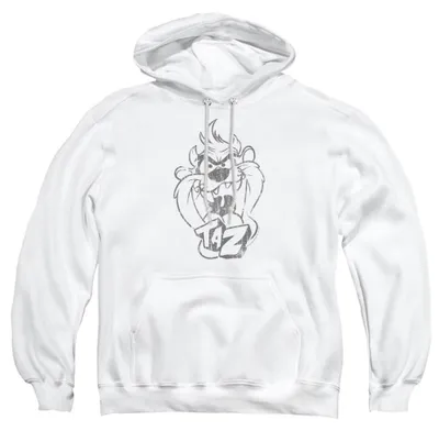 Productafbeelding van Looney Tunes - Hoodie voor heren/dames, uni model, TV38310 (maat S) (wit)