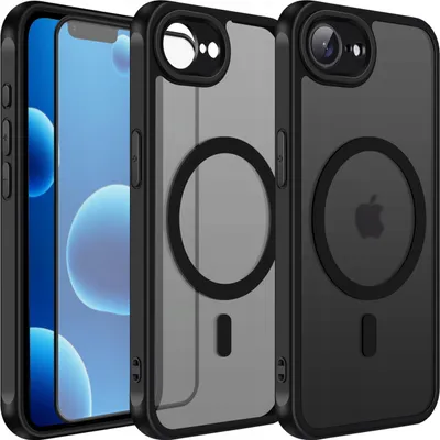 Immagine prodotto di Custodia per iPhone 16e per MagSafe MATT CASE RINFORZATA Vetro 5D