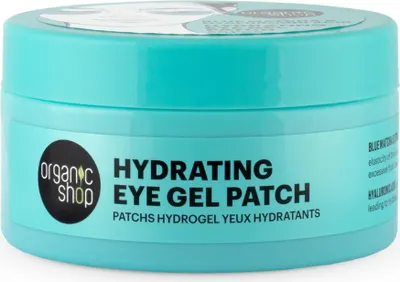 Immagine prodotto di Organic Shop - Eye Gel Patch Blue Matcha & Hyaluronic Acid - Rinfrescante e idratante - 60 patch - 1 pezzo