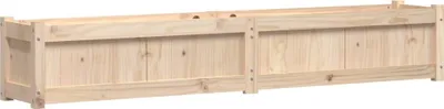 Image de Jardinière 180x31x31 cm bois de pin massif