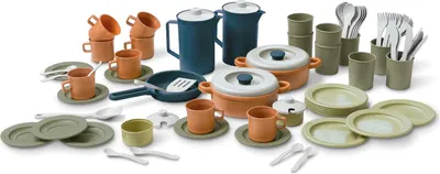 Produktbild von dantoy Kaffee- und Speiseset aus Biokunststoff