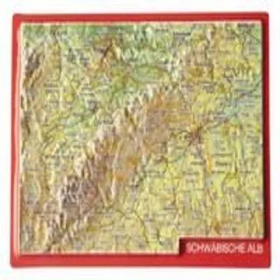 Produktbild von Reliefpostkarte Schwäbische Alb