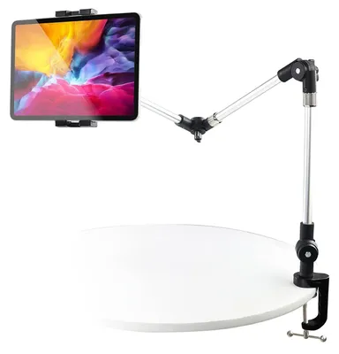 Produktbild von Verstellbare Tisch-Tablet-Halter mit Metallarm für iPad und Telefon