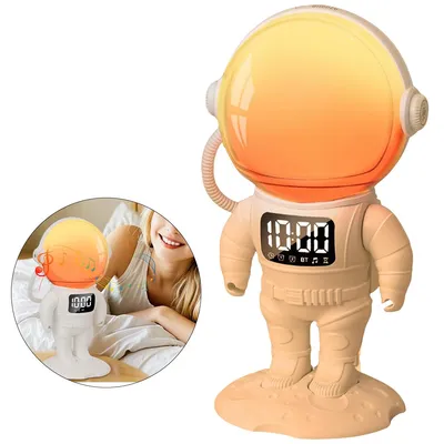 Produktbild von Tageslichtwecker, Lichtwecker Sonnenaufgang Wecker mit 21 Weißes Rauschen,  Dual Alarm, Timing-Funktion, 16 Volltonfarben & 6 Farbige Licht