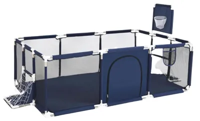 Produktbild von Spielplatz, Kindersicherheitsbarriere, Ballbox enthalten, Blaue 2 Fußballtür