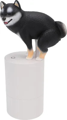 Produktbild von Lustiger Hundeschaum-Seifenspender, niedliches Tier, berührungslos, automatisch schäumend, für Badezimmer, Küche, Einweihungsgeschenke, Schwarz