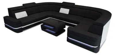 Produktbild von Couchlandschaft Positano U-Form in Stoff