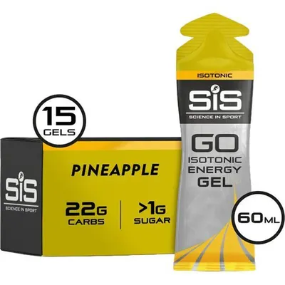 Zdjęcie produktu dla Science in Sport GO Żel energetyczny izotoniczny o smaku ananasowym, 15 x 60 ml