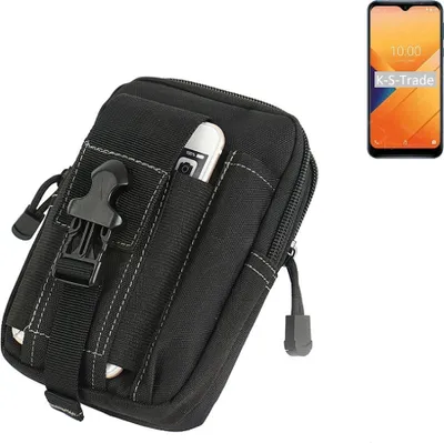 Produktbild von K-S-Trade Gürtel Tasche kompatibel mit Wiko Y81 Gürteltasche Holster Schutz Hülle Handy Hülle Smartphone outdoor Handy-Hülle schwarz
