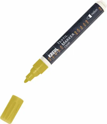 Produktbild von KREUL Textil Marker Opak medium Gold