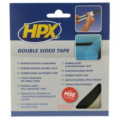 Zdjęcie produktu dla Taśma montażowa Presto HPX dwustronna 9 mm x 10 m do emblematów i listew