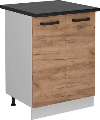 Immagine prodotto di Mobiletto base cucina Vicco R-Line Rovere dorato 60 cm PL Antracite, Model 52257
