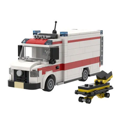 Immagine prodotto di Schäfer Toy Company GmbH BRIXIES Plus Rettungswagen / Ambulance