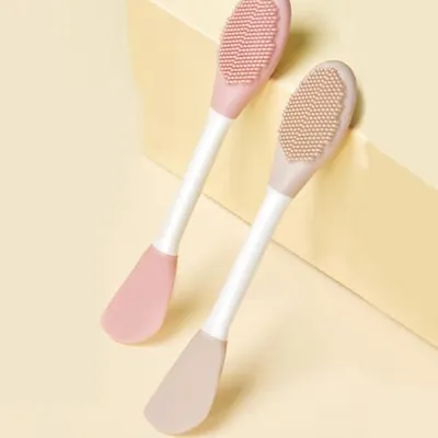 Produktbild von 3 Stück Silikon Maskenpinsel mit Doppelseitigem Design Gesichtsreinigungsbürste für Gründliche Reinigung und Abdeckung für Hautpflege Routine