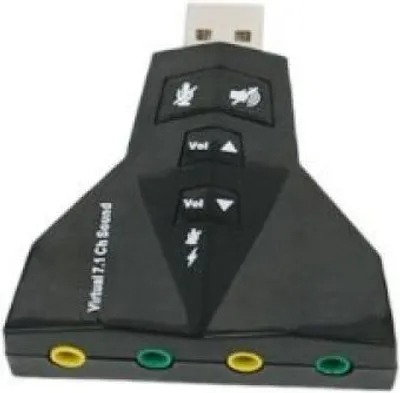 Zdjęcie produktu dla Pc85 Karta Dźwiękowa Muzyczna Usb 7.1 Ch Laptopa