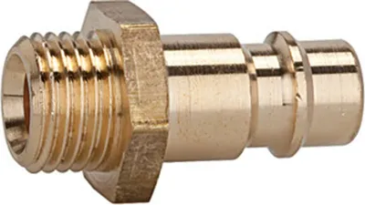 Produktbild von Riegler Stecknippel für Kupplung NW 7,2-7,8, Messing, AG G3/8