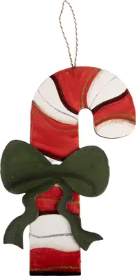 Produktbild von Clayre & Eef Weihnachtsanhänger Zuckerstange 25x1x39 cm Rot Holz