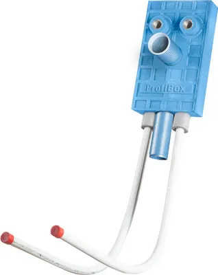 Produktbild von Profibox Für Waschtisch, Mauerwerk, Rohr von unten, DN16, Rautitan, 1 Stk.