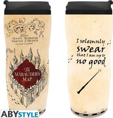 Obrázek produktu pro HARRY POTTER - Marauder's Map ccestovný termohrnček (355 ml)