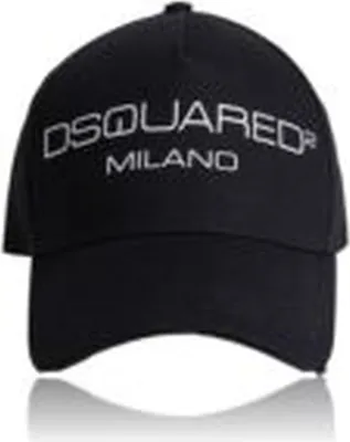 Zdjęcie produktu dla Dsquared2 Milano Logo Print Baseball Cap Black Men
