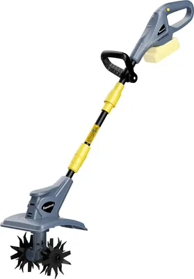 Produktbild von FANZTOOL Akku-Motorhacke mit 23cm Arbeitsbreite,16 cm Arbeitstiefe, Akku Gartenfräse mit 4 Robuste Hackmesser, Bodenhacke für klein Beet & Garten(ohne Akku)