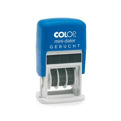 Produktbild von COLOP Datumstempel mini-dater GEBUCHT 160/L3 105181