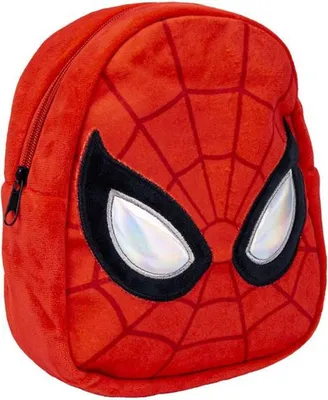 Image de Sac à dos préscolaire Spiderman Sac à dos en peluche souple pour garçons et filles