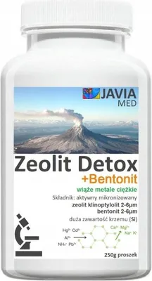 Obrázek produktu pro Zeolit Detox 240 kapslí 0,65 g aktivního klinoptilolitu