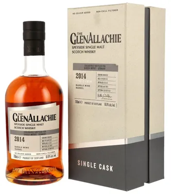 Produktbild von GlenAllachie 10 Jahre - 2014/2025 - Barolo Wine Barrel #99002202 - Kirsch Exclusive Single Cask - Speyside Single Malt Scotch Whisky