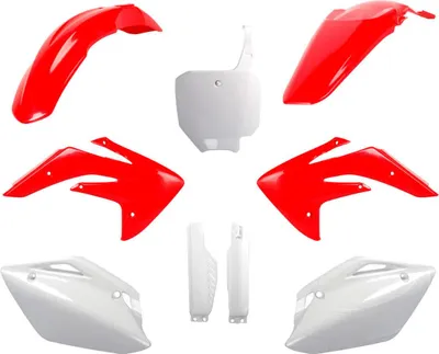 Produktbild von POLISPORT 9 Verkleidungskit Rot/Weiß für Honda CRF 150