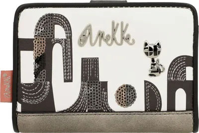 Immagine prodotto di Anekke portafoglio Peace & Love Nature Sixties RFID Wallet Black & White multicolore