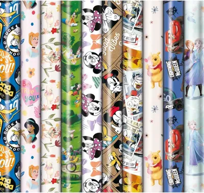 Produktbild von 1x Geschenkpapier 2mx70cm Disney - zufälliges Design
