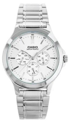 Obrázek produktu pro Casio MTP-V300D-7A, Nerezová ocel, Minerální, SR920SW, 3 rok/roky, 47 mm, 41,5 mm